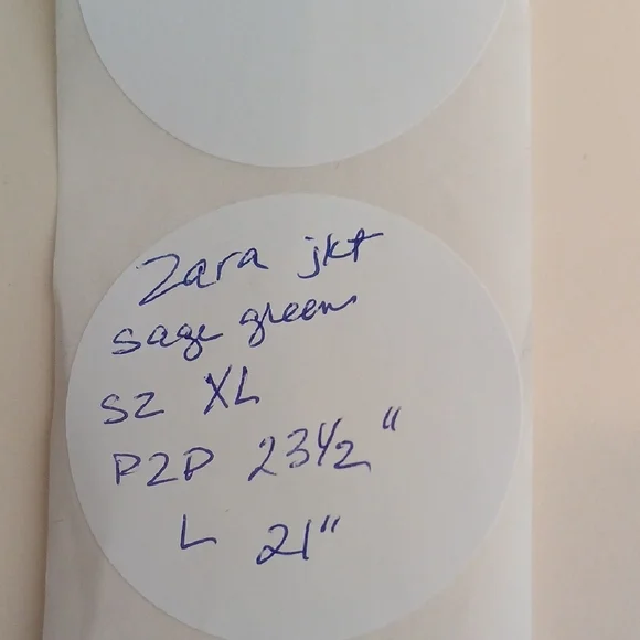 Zara Women's Khaki Utility Jacket Size XL - Picture 9 of 9